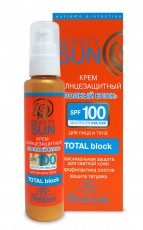 Крем солнцезащитный полный блок для лица и тела, spf 100, Beaty Sun, Флоресан, 75 мл