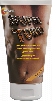 Крем для загара в солярии для мужчин Super Torso For Men, Tan Master, 150 мл фото в интернет-магазине "Люблена"