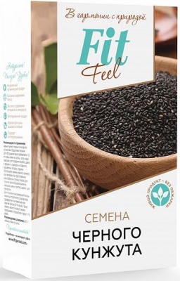Семена черного кунжута, 150 г, Fit Feel